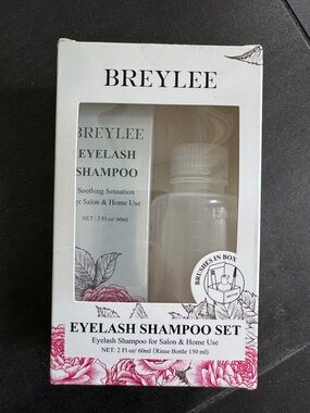 Pink Eyelash Shampoo Set — Gentle Lash Cleanser